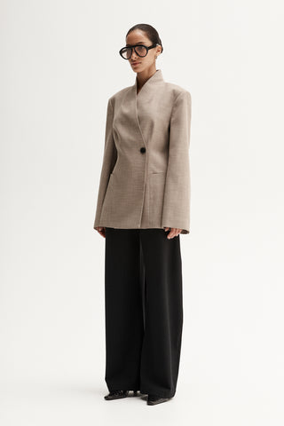 Kaia Blazer - Sand | Elka Collective