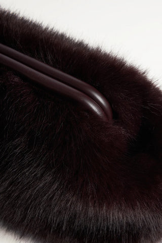 Faux Fur Clutch - Shiraz | Elka Collective