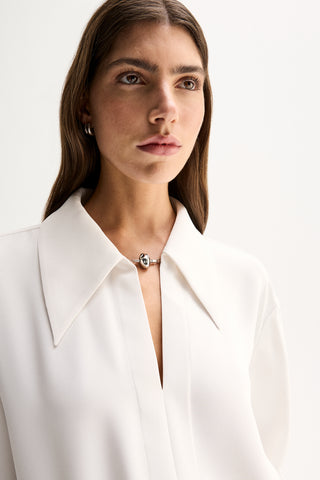 Millicent Shirt – Ivory | Elka Collective