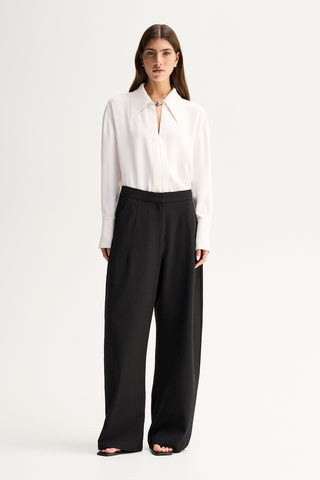 Millicent Shirt – Ivory | Elka Collective