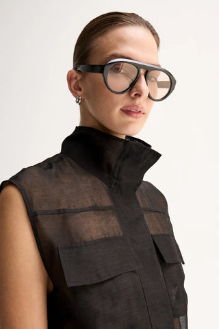 Noemi Shirt - Black | Elka Collective