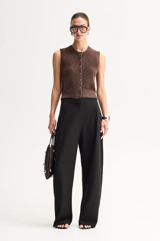 Dune Knit Cardigan – Chocolate | Elka Collective