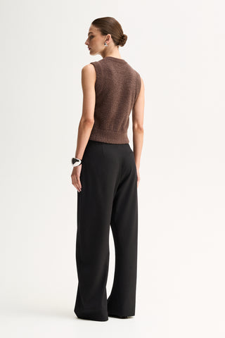 Dune Knit Cardigan – Chocolate | Elka Collective