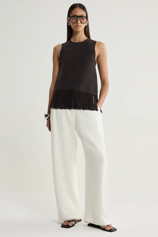 Miles Knit Top - Chocolate | Elka Collective