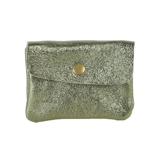 Coin Purse - Metallic Khaki