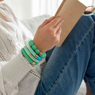 Bom Bom Bracelet - Lagon