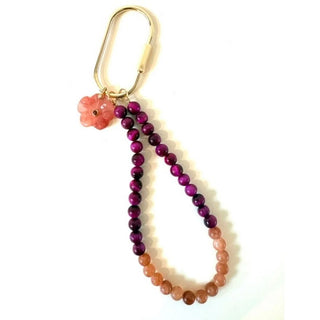 Loop Gemstone Keyring – Cherry | Parisian Cool
