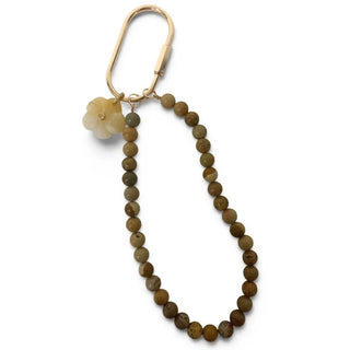 Loop Gemstone Keyring – Natural | Parisian Cool