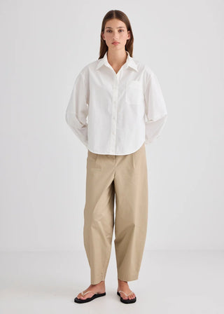 Marlowe Shirt – Ecru | Laing