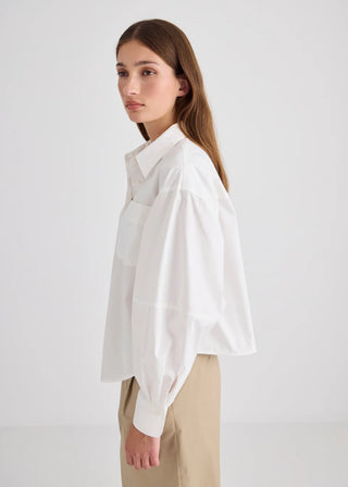 Marlowe Shirt – Ecru | Laing