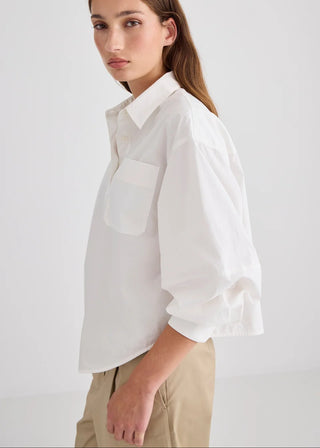 Marlowe Shirt – Ecru | Laing