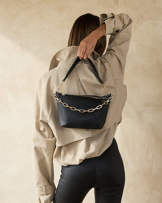 Leyton Crossbody Bag – Black | Elms+King