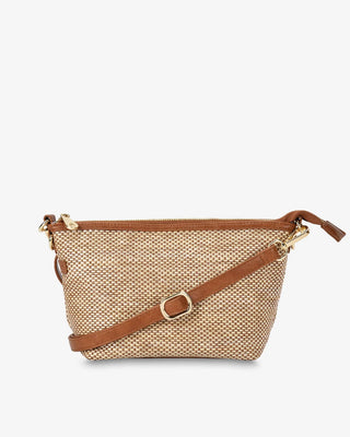 Leyton Crossbody - Raffia | Elms+King