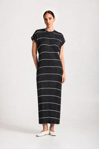 Zurich Dress - stripe | Lounge the Label