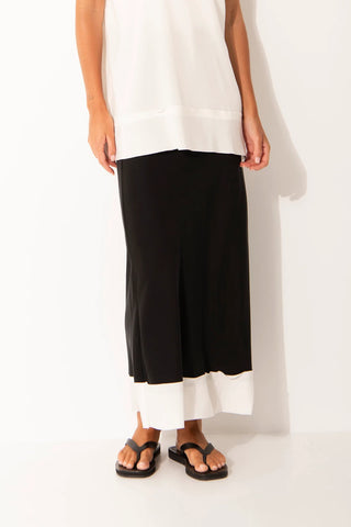 Maia Skirt - Black/White
