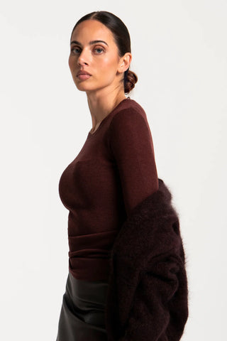 Berlin Top - merlot | Lounge the Label