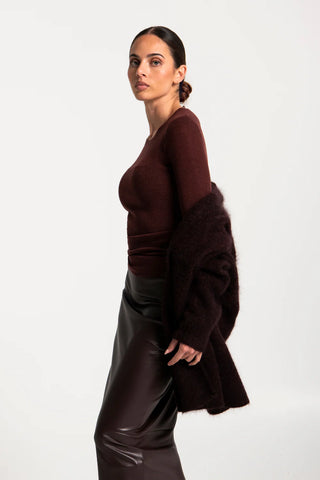 Montana Top - merlot | Lounge the Label