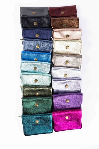 Coin Purse - Metallic Blue