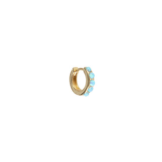 Blue Opal Crystal Huggies | Fairley