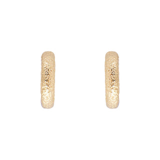 Antique Gold Midi Hoops | Fairley