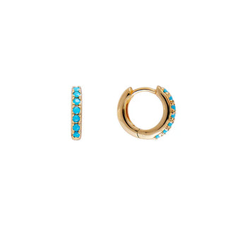 Fairley Pave Huggies - Turquoise