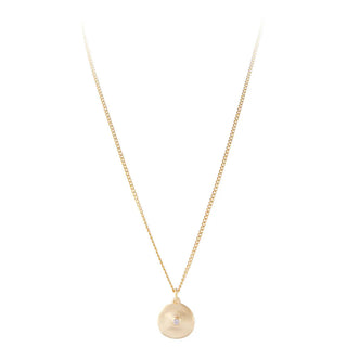 Cleo Disc Necklace - Gold | Fairley