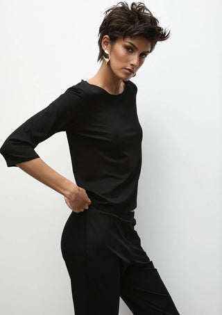 Relaxed Boat Neck - French Navy | Mela Purdie