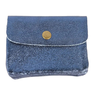 Coin Purse - Metallic Blue