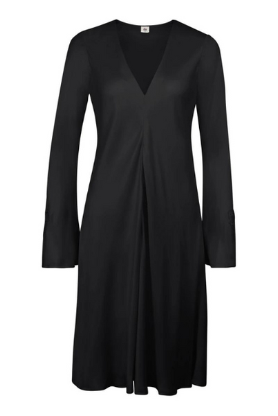 Me369 | Nicole V-Neck Midi Dress | Black
