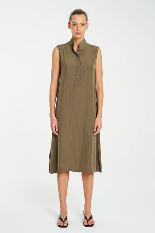 Tab Slide Dress - Fossil