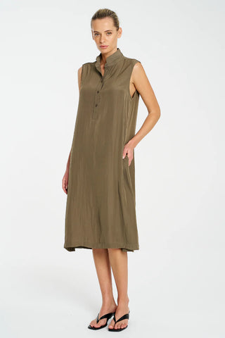 Tab Slide Dress - Fossil
