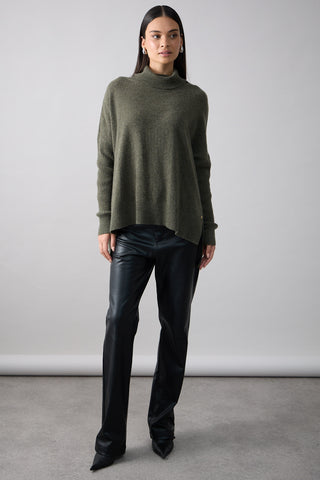 Gigi Step Rollneck - Military | Mia Fratino