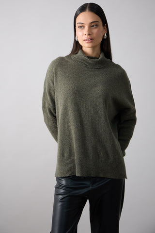 Gigi Step Rollneck - Military | Mia Fratino