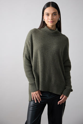 Gigi Step Rollneck - Military | Mia Fratino