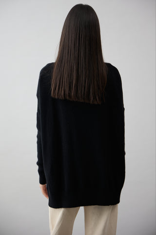 Gigi Step Rollneck - Jet Black | Mia Fratino