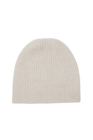 Ribbed Beanie - Alabaster | Mia Fratino