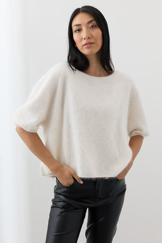 Eliza Tee - Cream | Mia Fratino