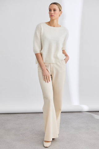 Eliza Tee - Cream | Mia Fratino