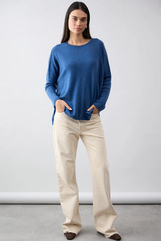 Mia Fratino - Boyfriend Crew - Denim