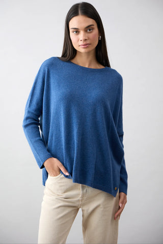 Mia Fratino - Boyfriend Crew - Denim