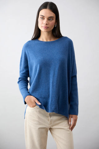 Mia Fratino - Boyfriend Crew - Denim