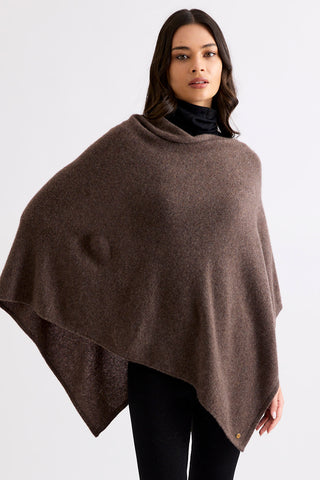 Mia Poncho - Espresso | Mia Fratino