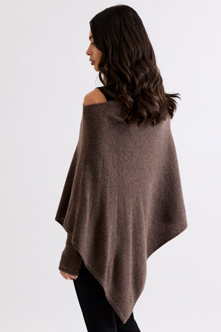 Mia Poncho - Espresso | Mia Fratino