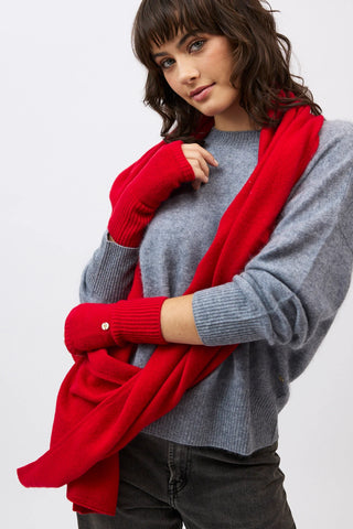 Wrist Warmers - Poppy | Mia Fratino