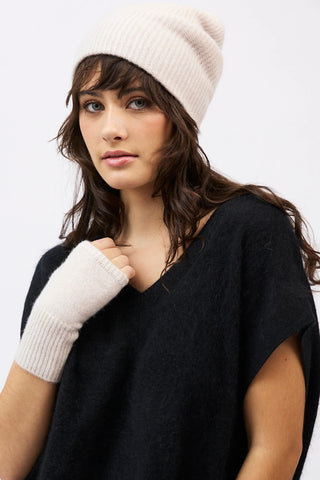 Ribbed Beanie - Baby Blue | Mia Fratino