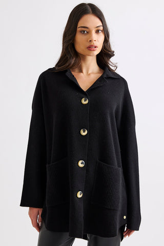 Brixton Jacket - Jet | Mia Fratino