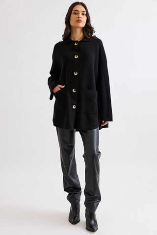 Brixton Jacket - Jet | Mia Fratino