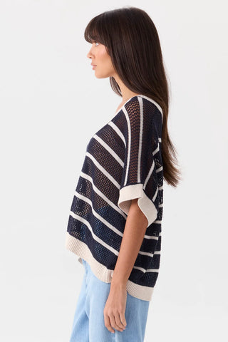 Sanremo Vee – Navy/Calico | Mia Fratino