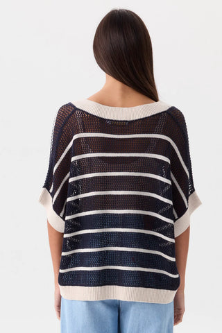 Sanremo Vee – Navy/Calico | Mia Fratino