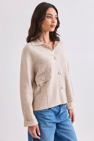 Elwood Jacket - Bone | Mia Fratino